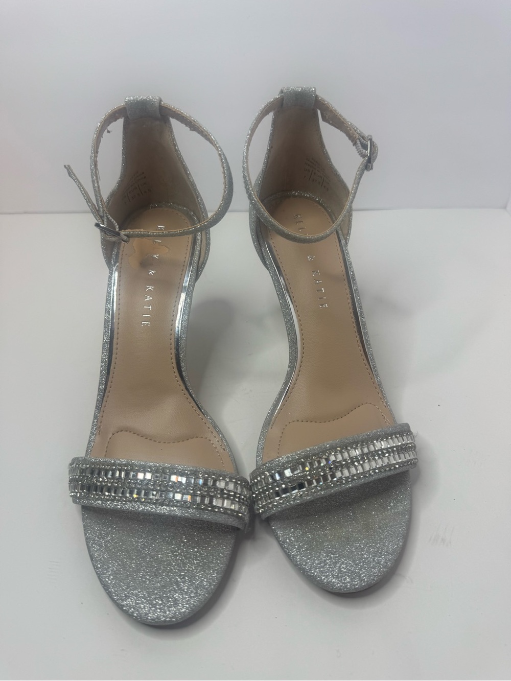 Kelly & Katie Kirstie Metallic Sandals Women's Size 7